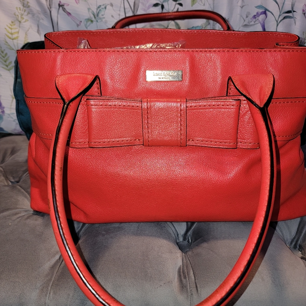 Kate spade bow leather shoulder bag